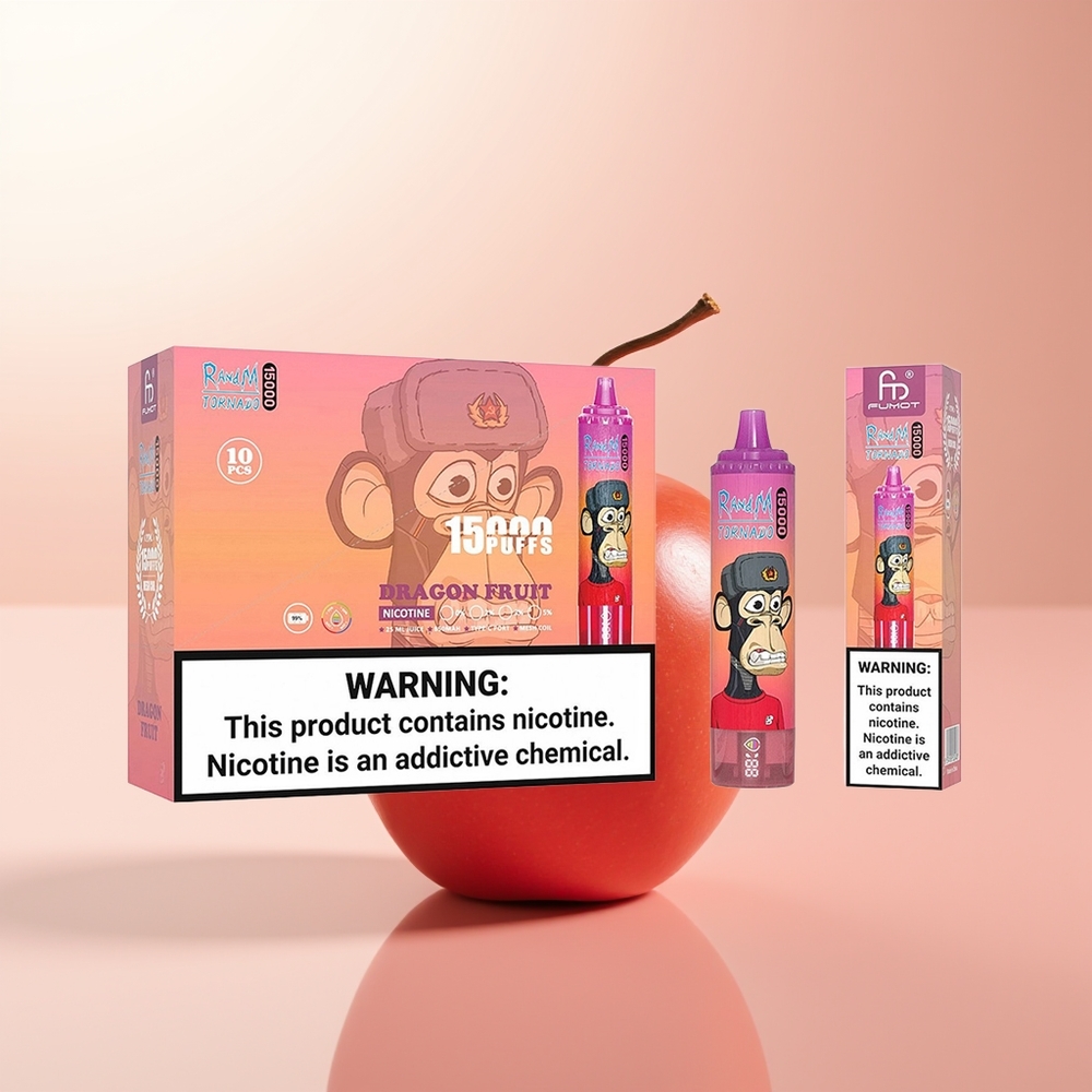 RandM Fumot Tornado 15000 Puffs Fruta del Dragón 25ml 850mAh