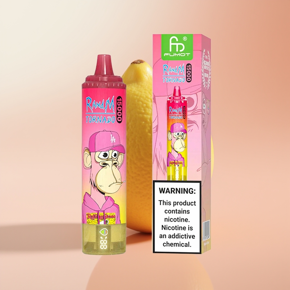 RandM Fumot Tornado 15000 Puffs Limón Tornado 25ml Mesh