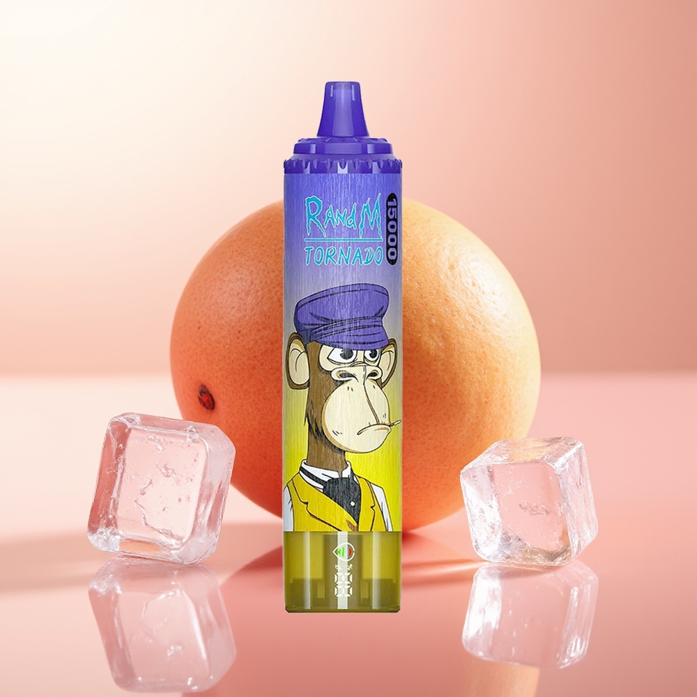 RandM Fumot Tornado 15000 Puffs Mango en Hielo con 25ml y Malla
