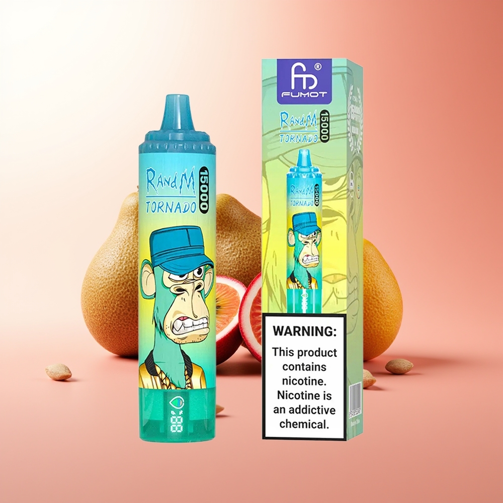 RandM Fumot Tornado 15000 Puffs Maracuyá Kiwi Guayaba 25ml 850mAh