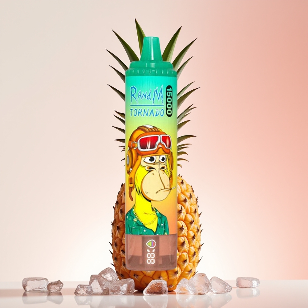 RandM Fumot Tornado 15000 Puffs Piña Hielo 25ml Tipo-C
