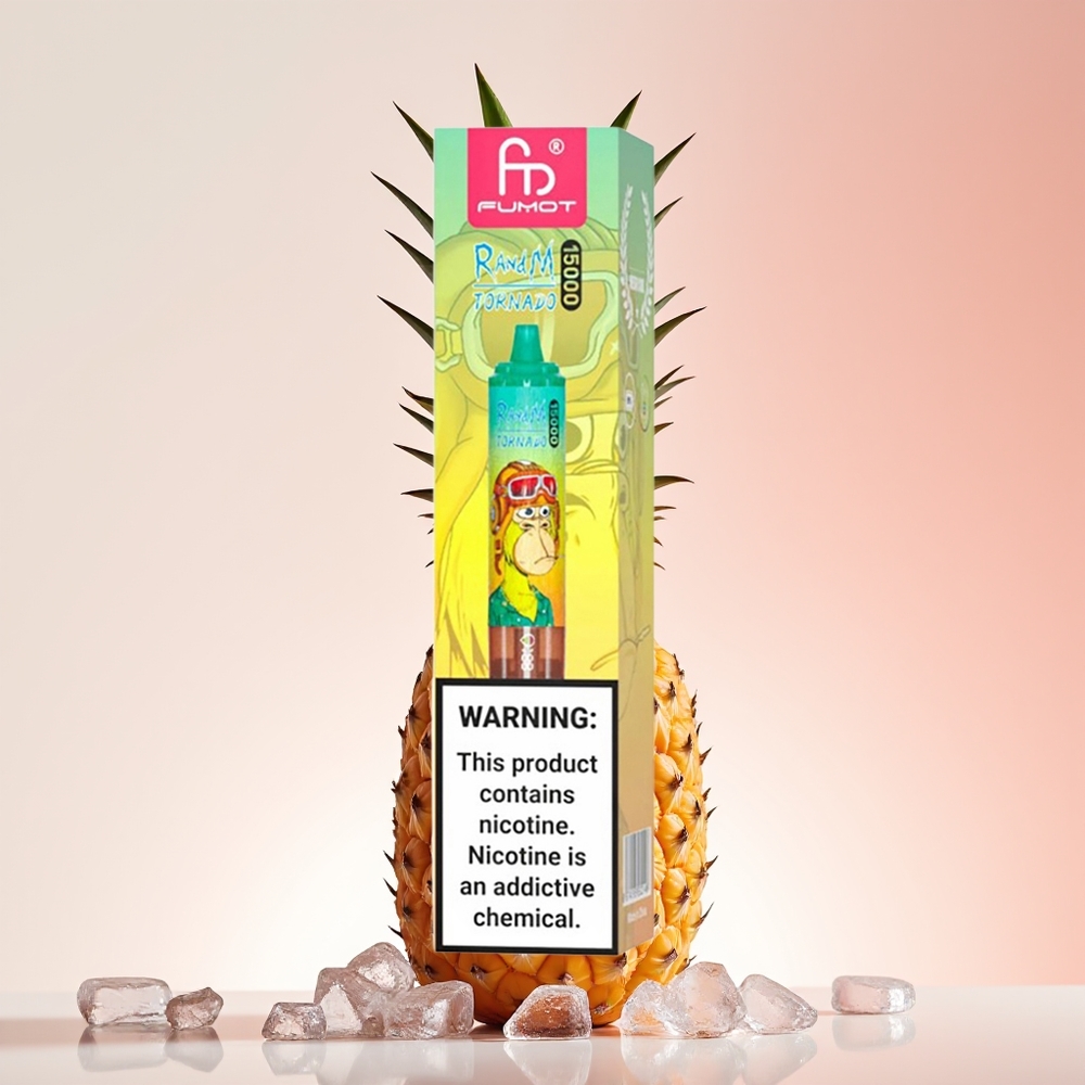 RandM Fumot Tornado 15000 Puffs Piña Hielo 25ml Tipo-C