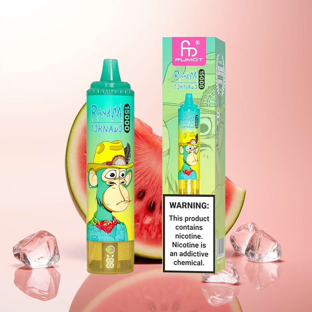 RandM Fumot Tornado 15000 Puffs Sandía Hielo 25ml 850mAh