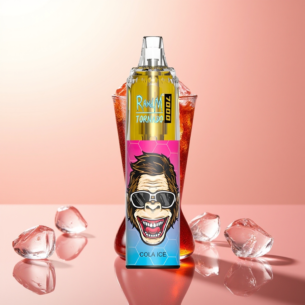 RandM Fumot Tornado 7000 Puffs Cola Hielo Tipo-C Ajustable al Aire