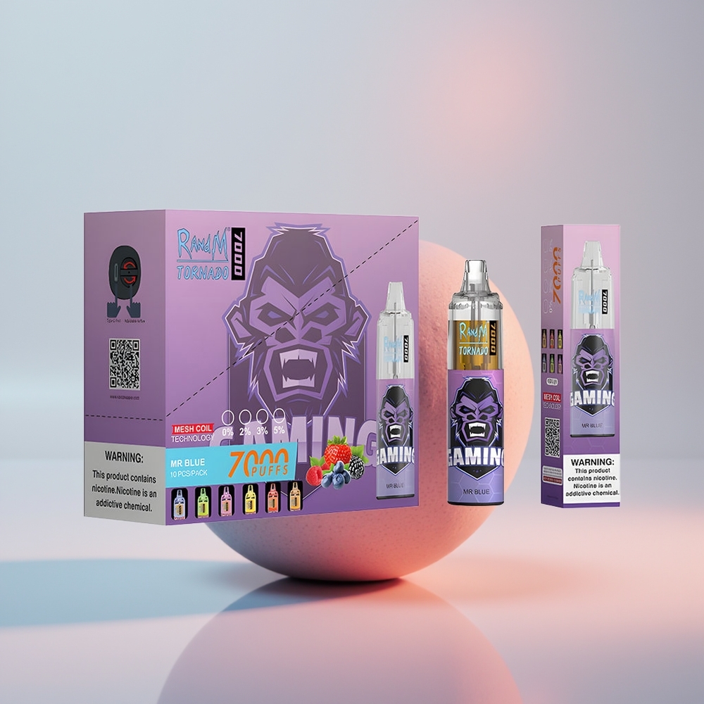 RandM Fumot Tornado 7000 Puffs Dr. Azul 14 ML Tipo-C