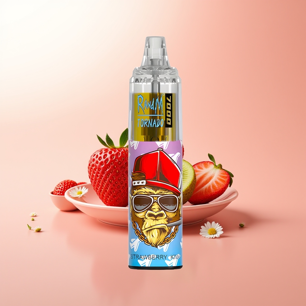 RandM Fumot Tornado 7000 Puffs Fresa Kiwi Mesh Ajustable