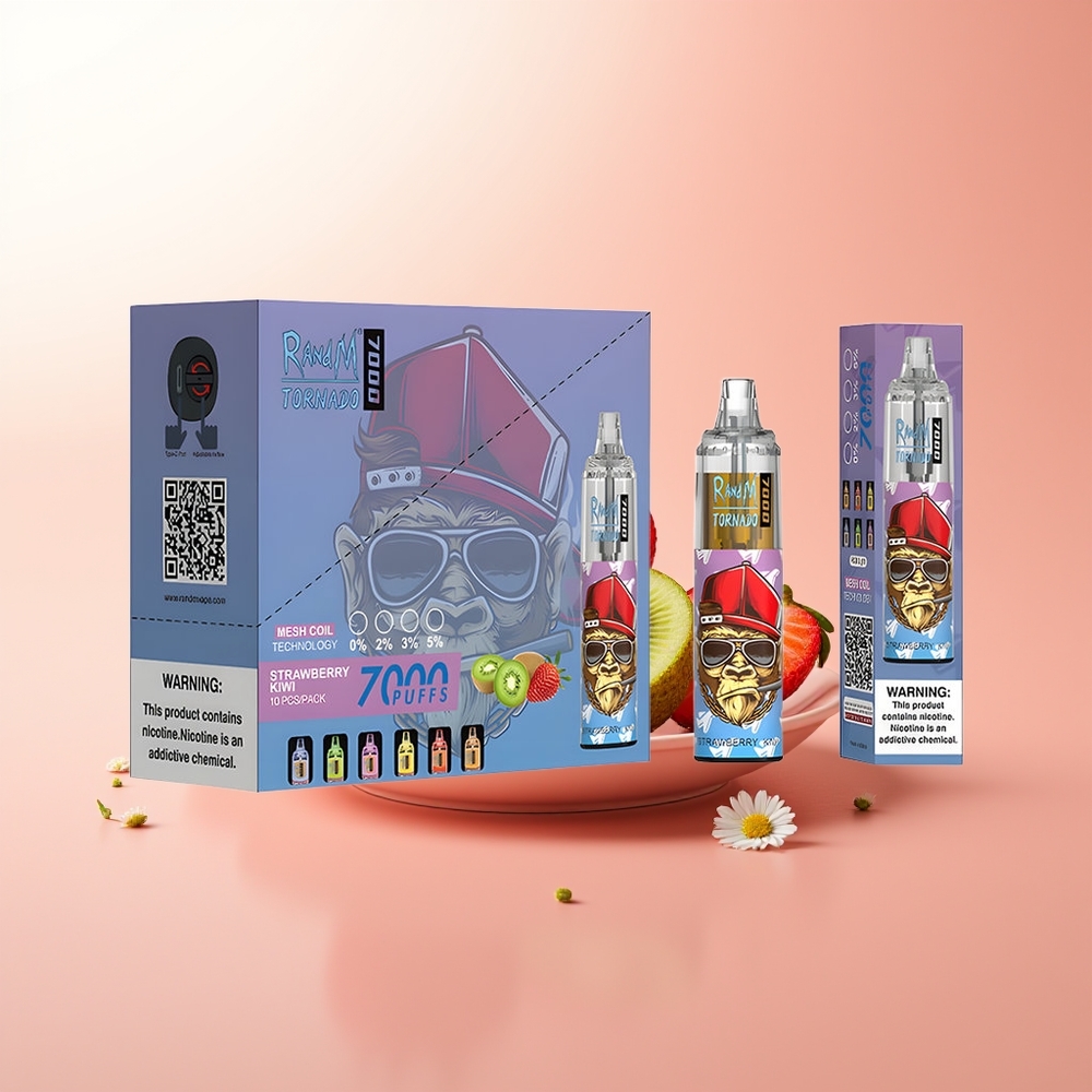 RandM Fumot Tornado 7000 Puffs Fresa Kiwi Mesh Ajustable