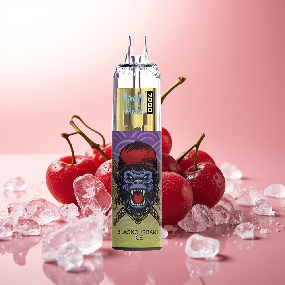 RandM Fumot Tornado 7000 Puffs Helado de Grosella Negra con Batería 850 MAH y Luz RGB