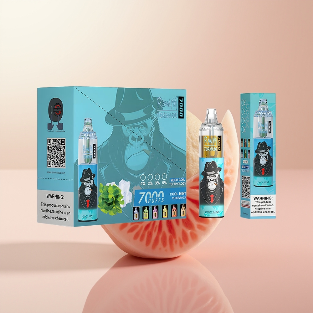 RandM Fumot Tornado 7000 Puffs Menta Fresca Ajustable 14ML Mesh