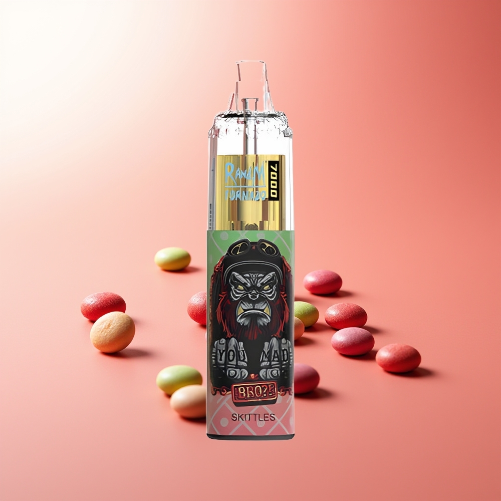 RandM Fumot Tornado 7000 Puffs Nuevo Nombre: Tornado de Sabores Eléctrico 14ML Tipo-C