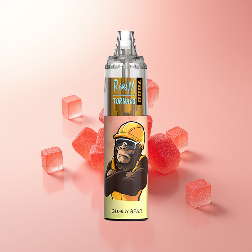 RandM Fumot Tornado 7000 Puffs Osito de Goma 14 ML Tipo-C