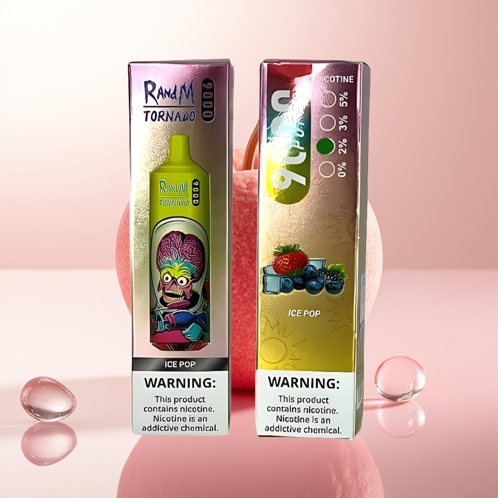 RandM Fumot Tornado 9000 Puffs Helado Eléctrico 9000 Chupadas 18 mL