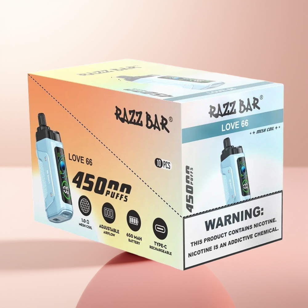 Razz Bar 45000 Puffs Amor 66 Tipo-C Ajustable