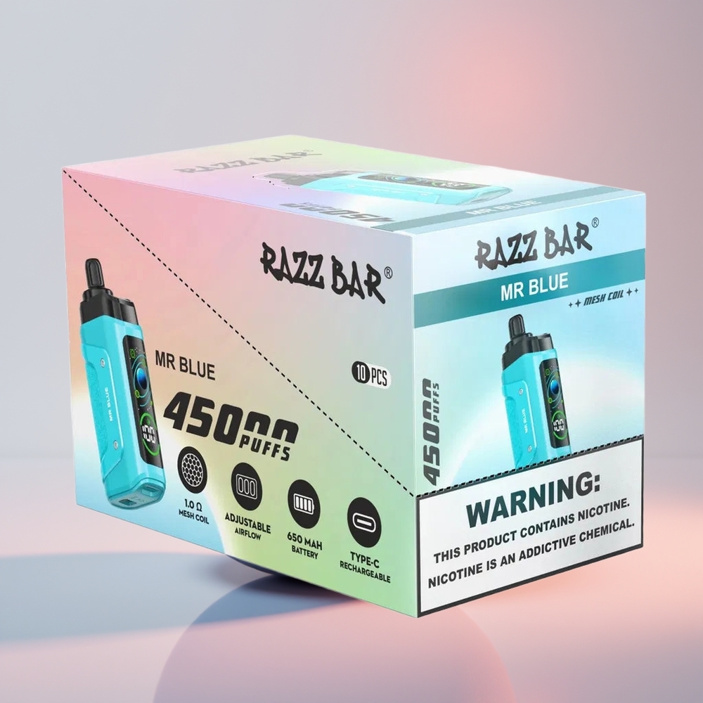 Razz Bar 45000 Puffs Azul Señor Malla Ajustable