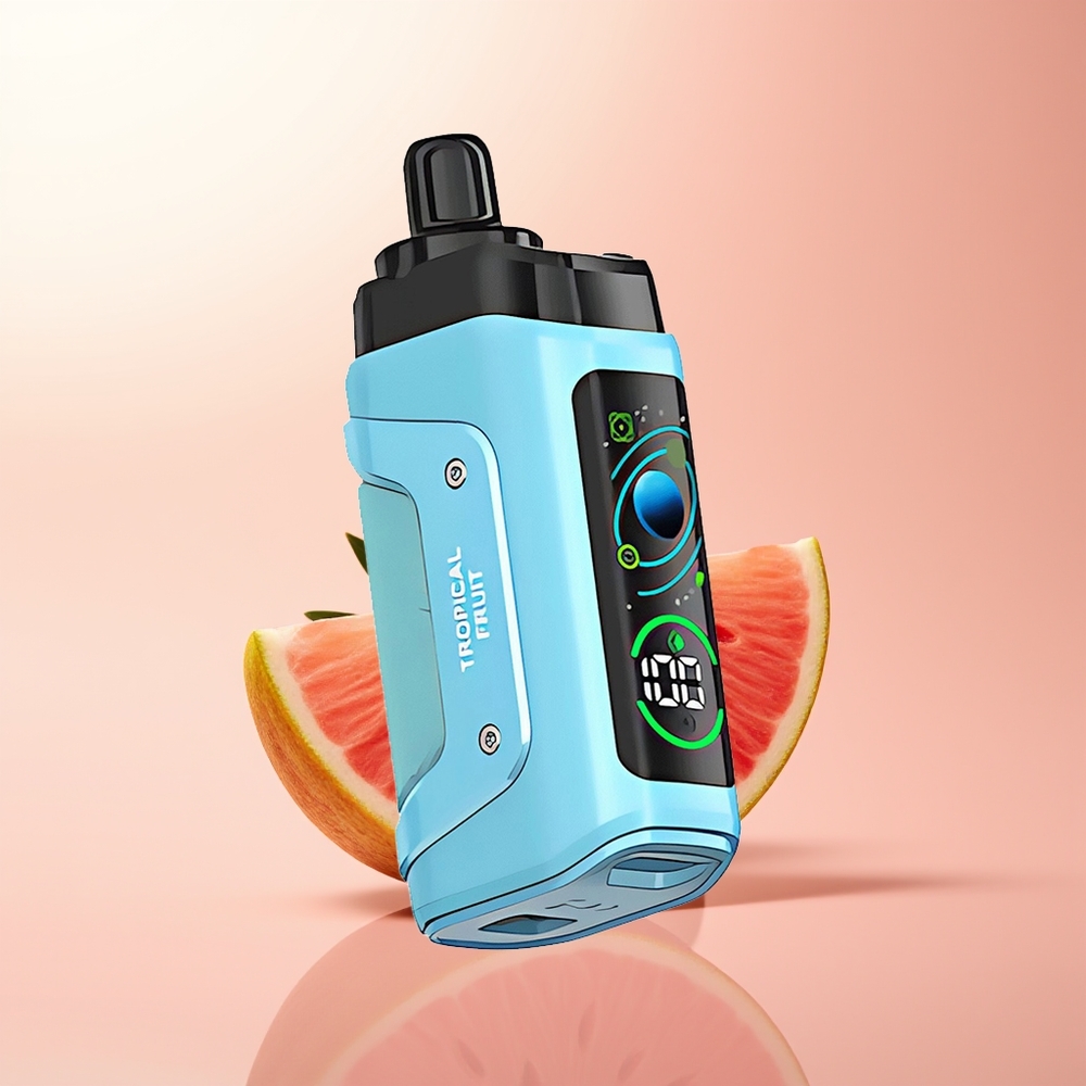 Razz Bar 45000 Puffs Fruta Tropical Barra con Bobina de Malla y Flujo de Aire Ajustable