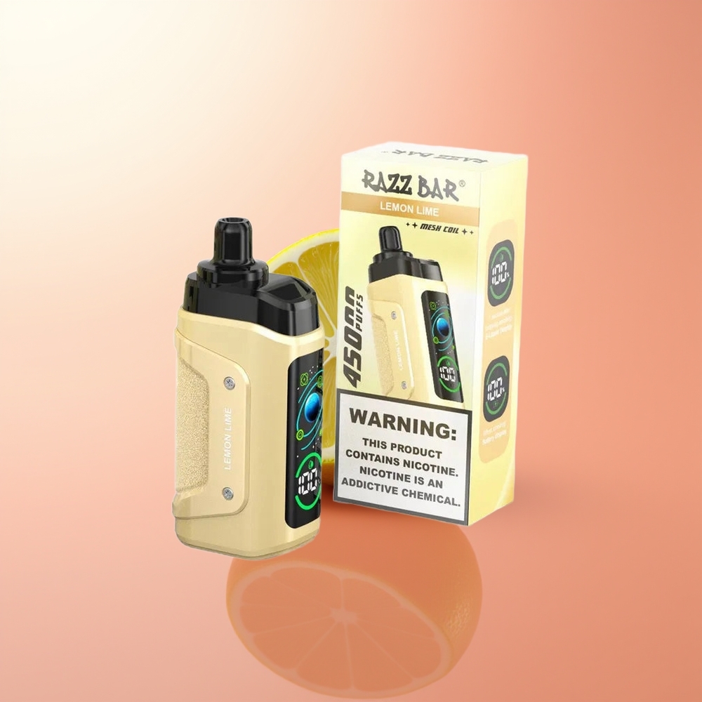 Razz Bar 45000 Puffs Limón Lima 1.0 Ohm Recargable