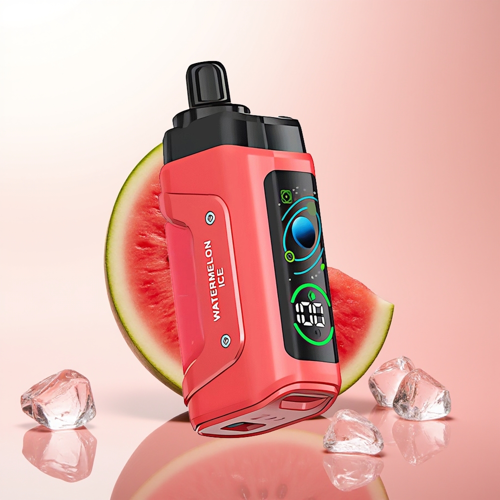 Razz Bar 45000 Puffs Sandía Hielo con Bobina Malla y Flujo de Aire Ajustable