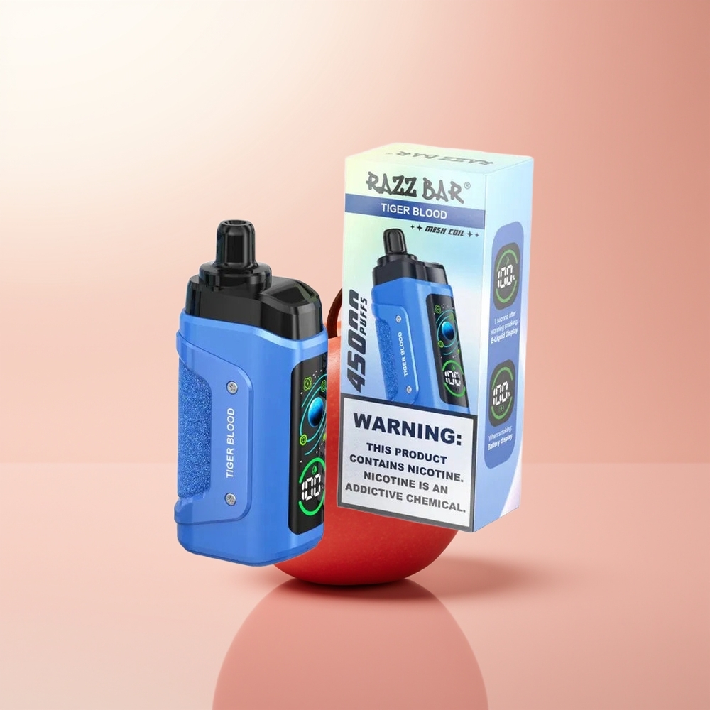 Razz Bar 45000 Puffs Sangre de Tigre Ajustable Tipo-C