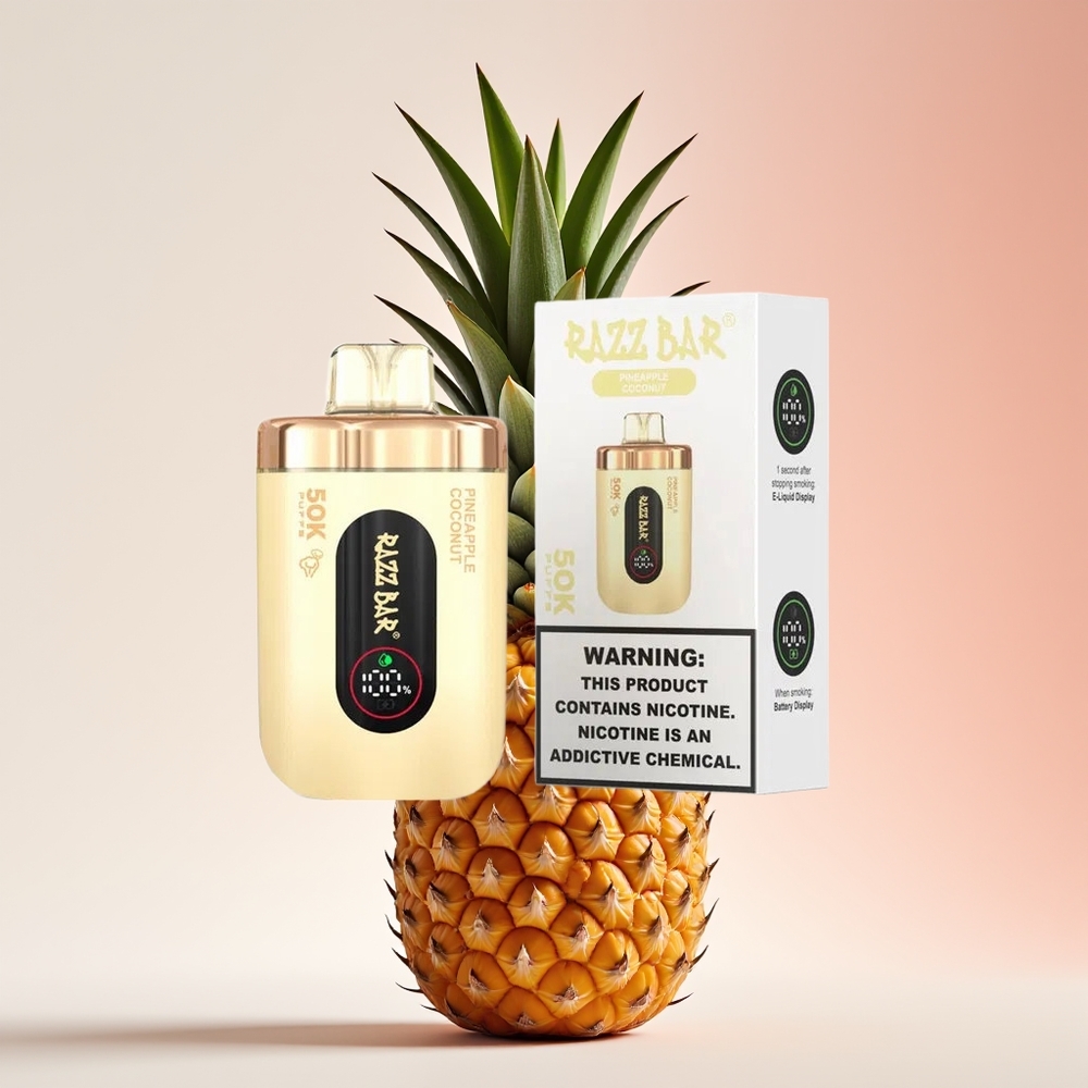 Razz Bar 50K Puffs Piña Coco Tipo-C 2% Nicotina