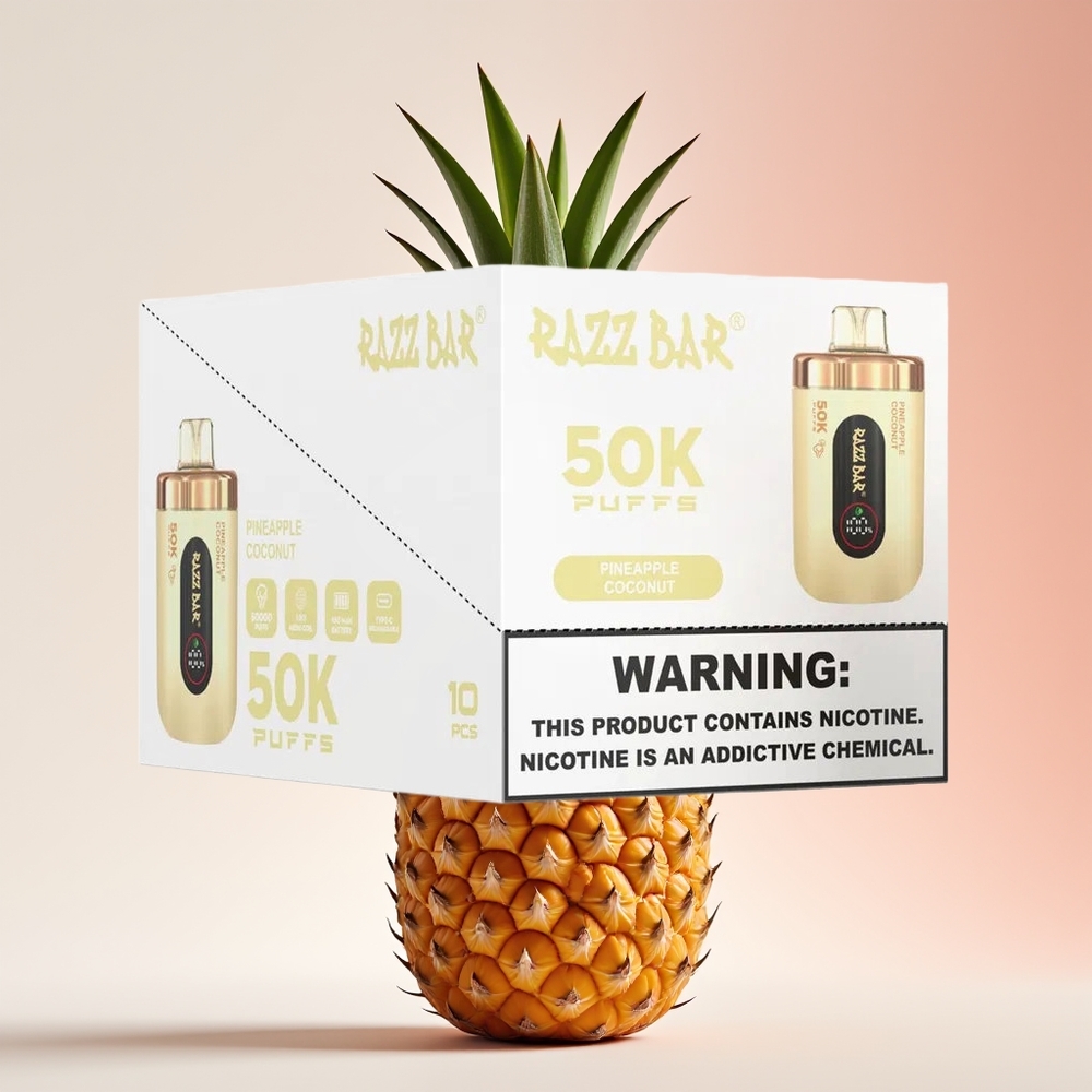 Razz Bar 50K Puffs Piña Coco Tipo-C 2% Nicotina
