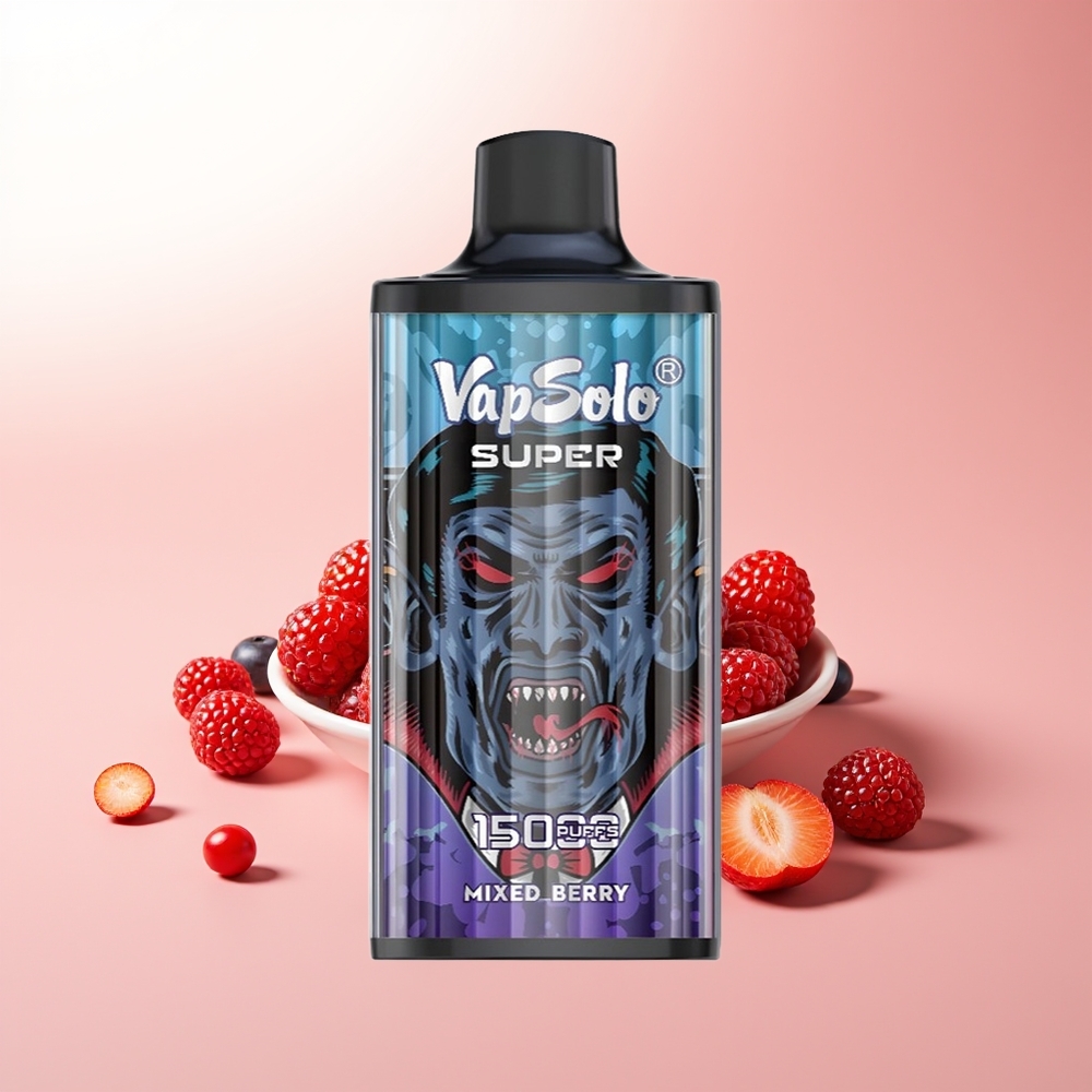 Vapsolo Super 15000 Puffs Bayas Mixtas 40ml 850mAh