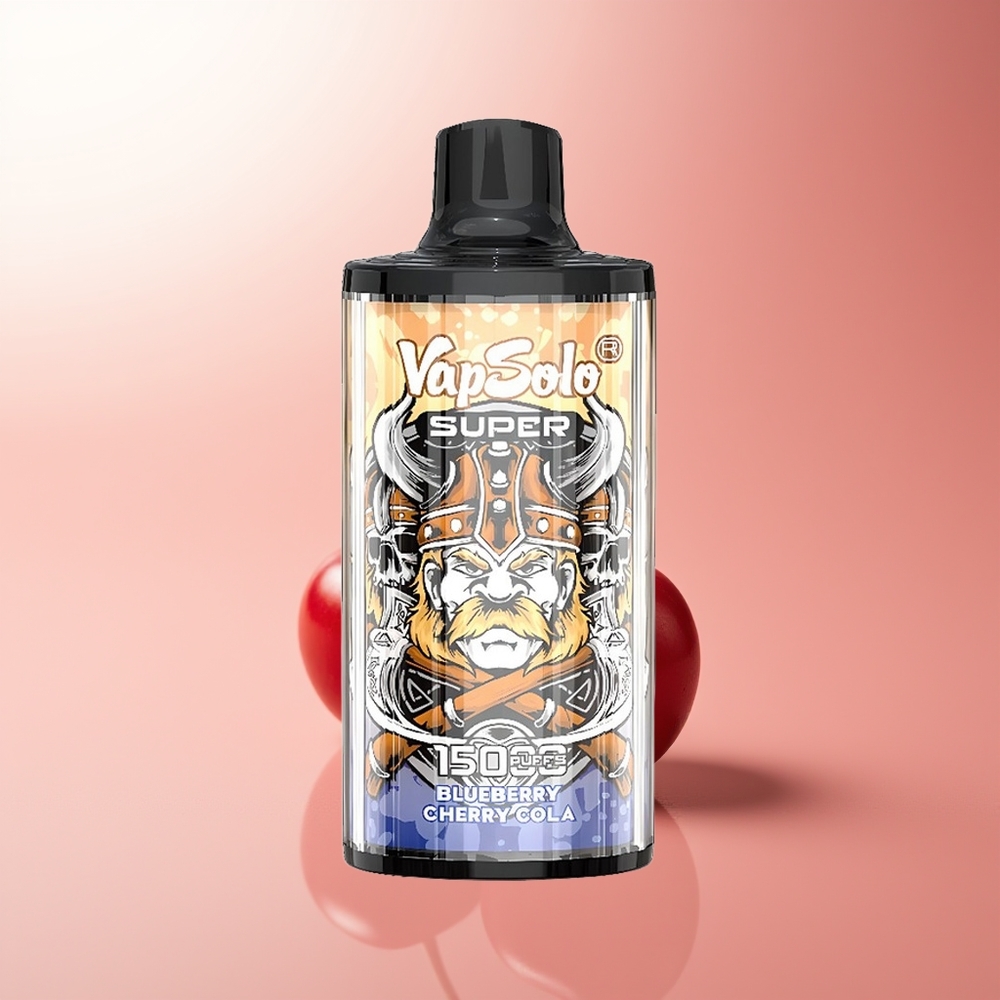 Vapsolo Super 15000 Puffs Cherry Cola 850mah Tipo-C