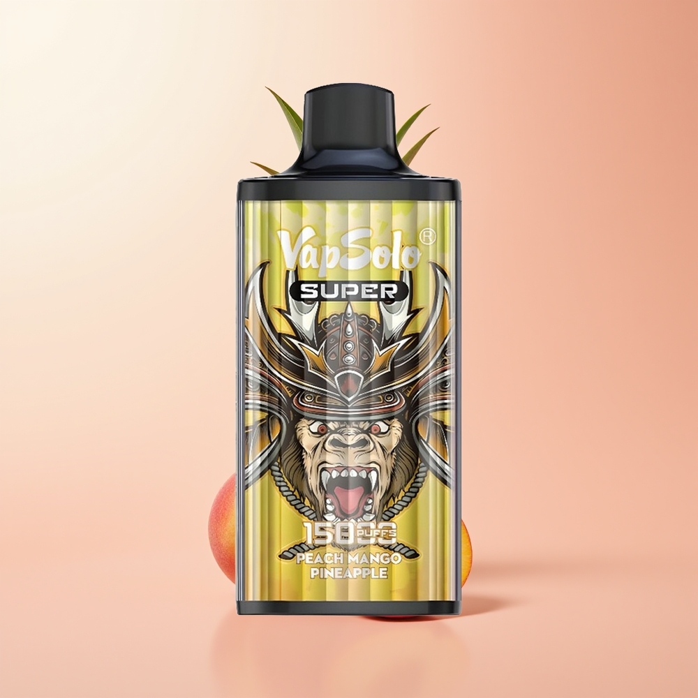 Vapsolo Super 15000 Puffs Durazno Mango Piña 40ml Tipo-C