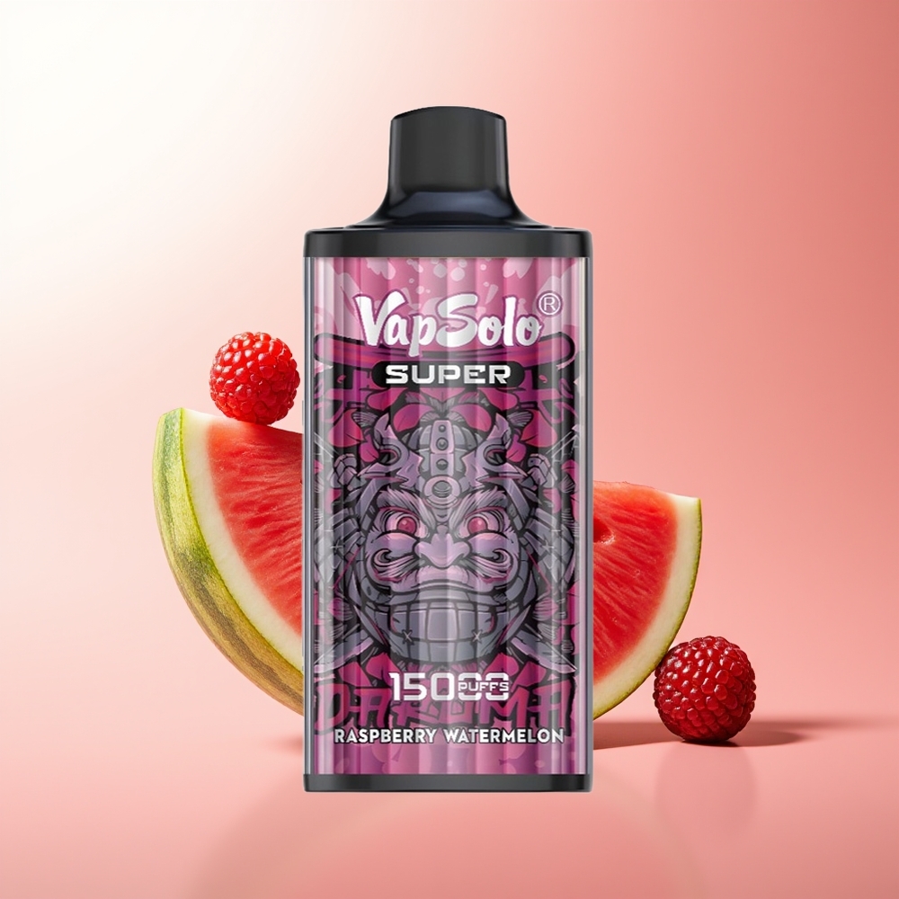 Vapsolo Super 15000 Puffs Frambuesa Sandía 40ml 850mAh