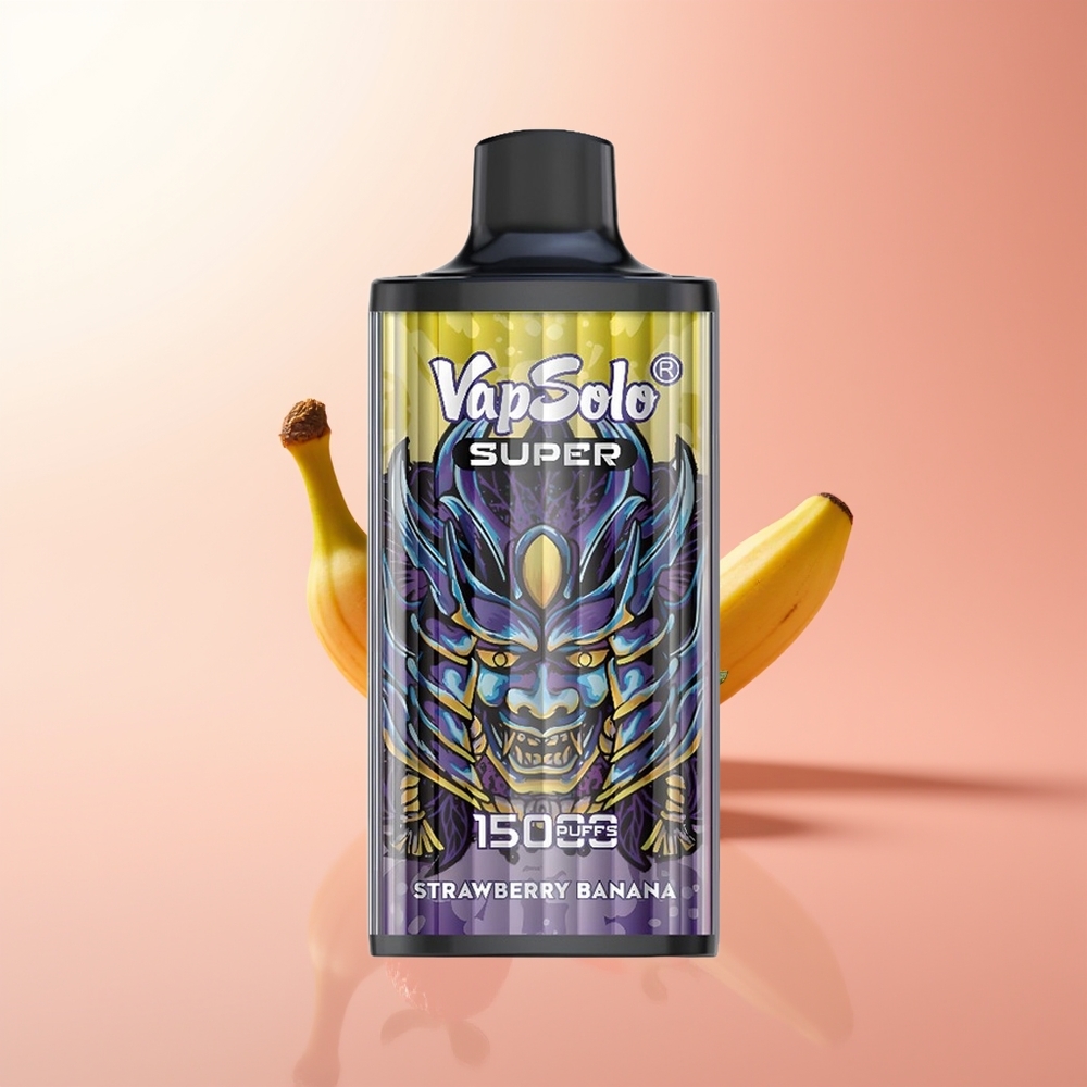 Vapsolo Super 15000 Puffs Fresa Plátano 40ml 850mah