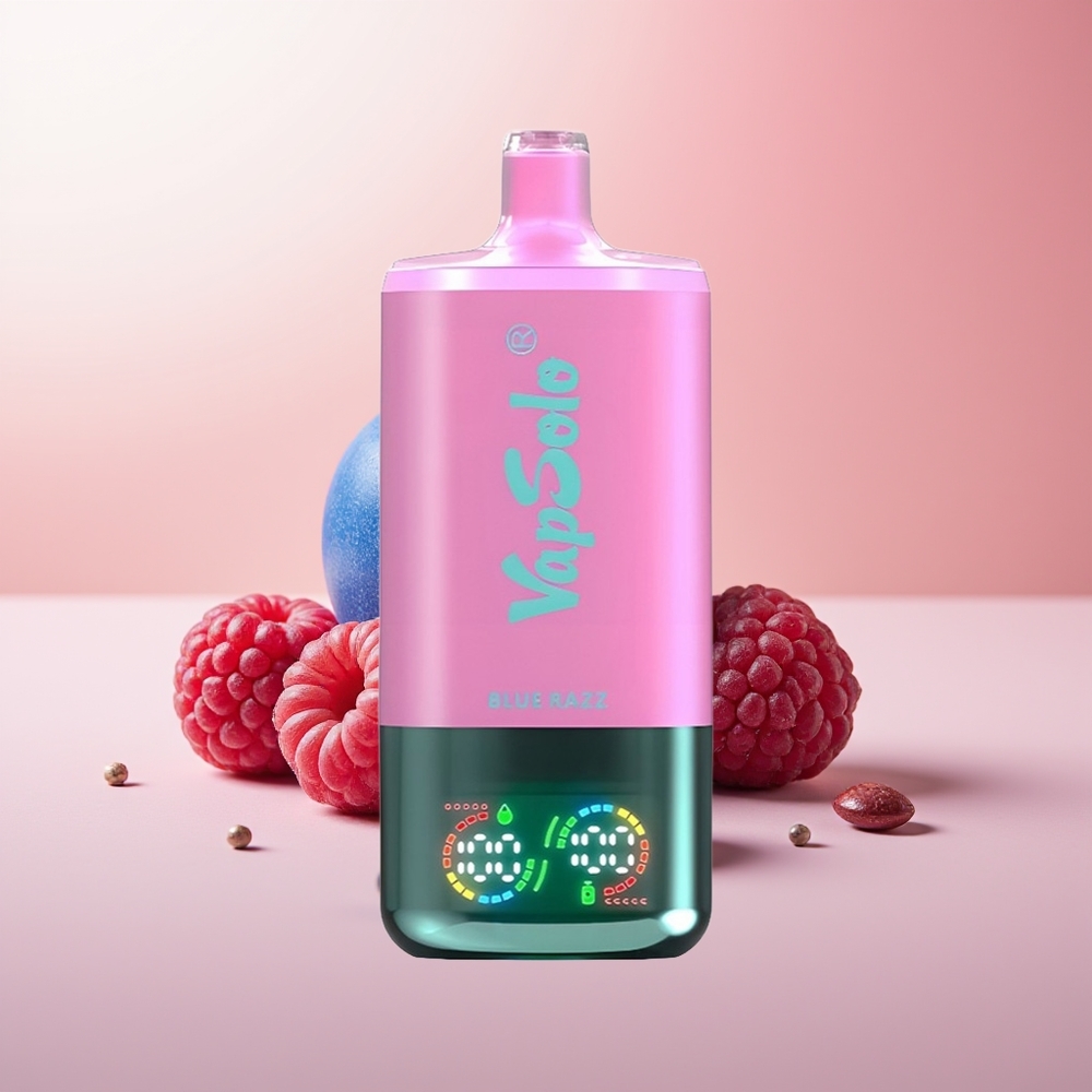 Vapsolo Triple 30000 Puffs Azul Frambuesa Tipo-C 40ml