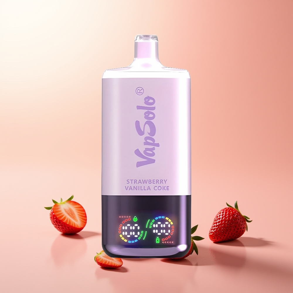 Vapsolo Triple 30000 Puffs Fresa Vainilla Coke 40ml Tipo-C