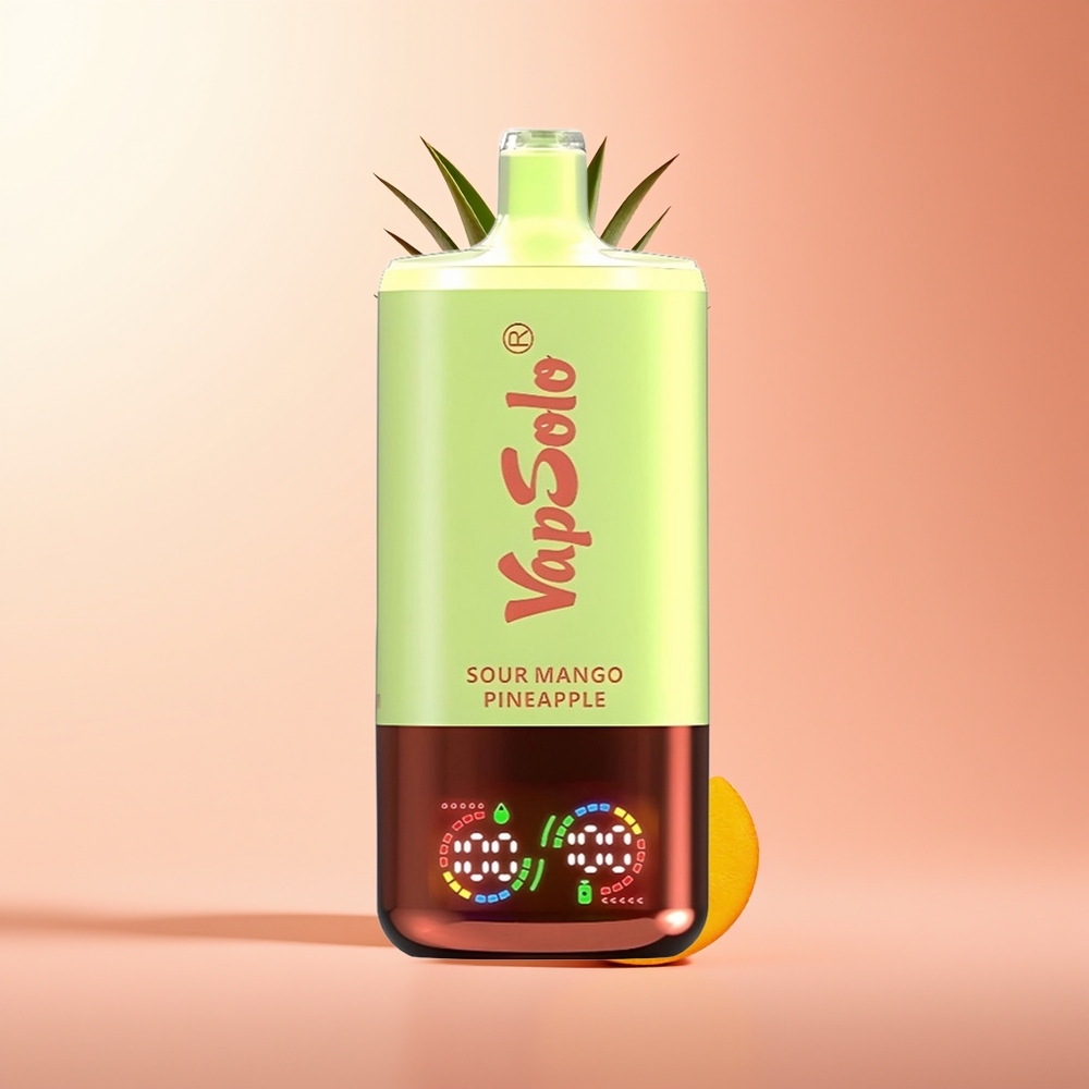 Vapsolo Triple 30000 Puffs Mango Piña Ácido Triple 40ml Tipo-C