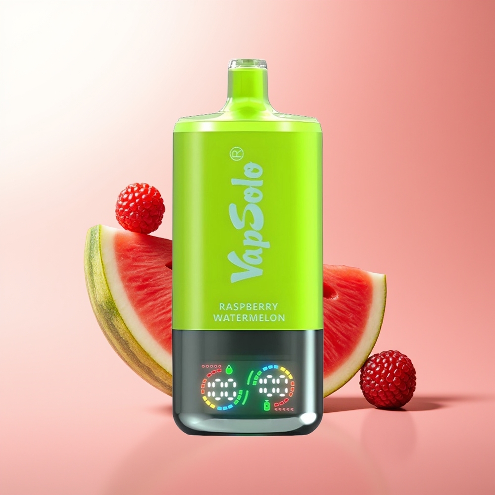 Vapsolo Triple 30000 Puffs Sandía Frambuesa Tipo-C 40ml