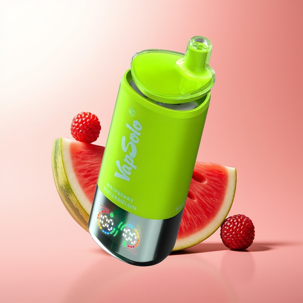 Vapsolo Triple 30000 Puffs Sandía Frambuesa Tipo-C 40ml