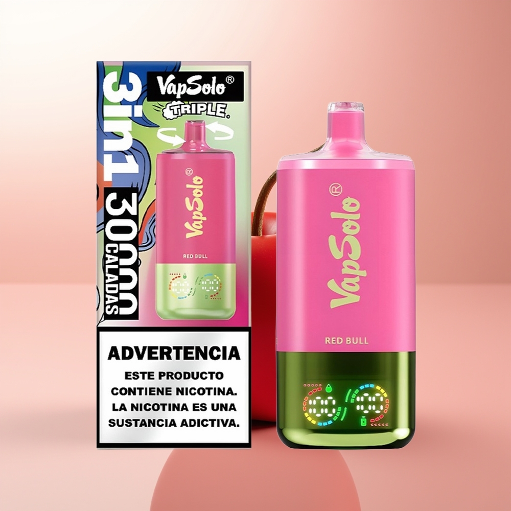 Vapsolo Triple 30000 Puffs Torro Triple 40ml Tipo-C