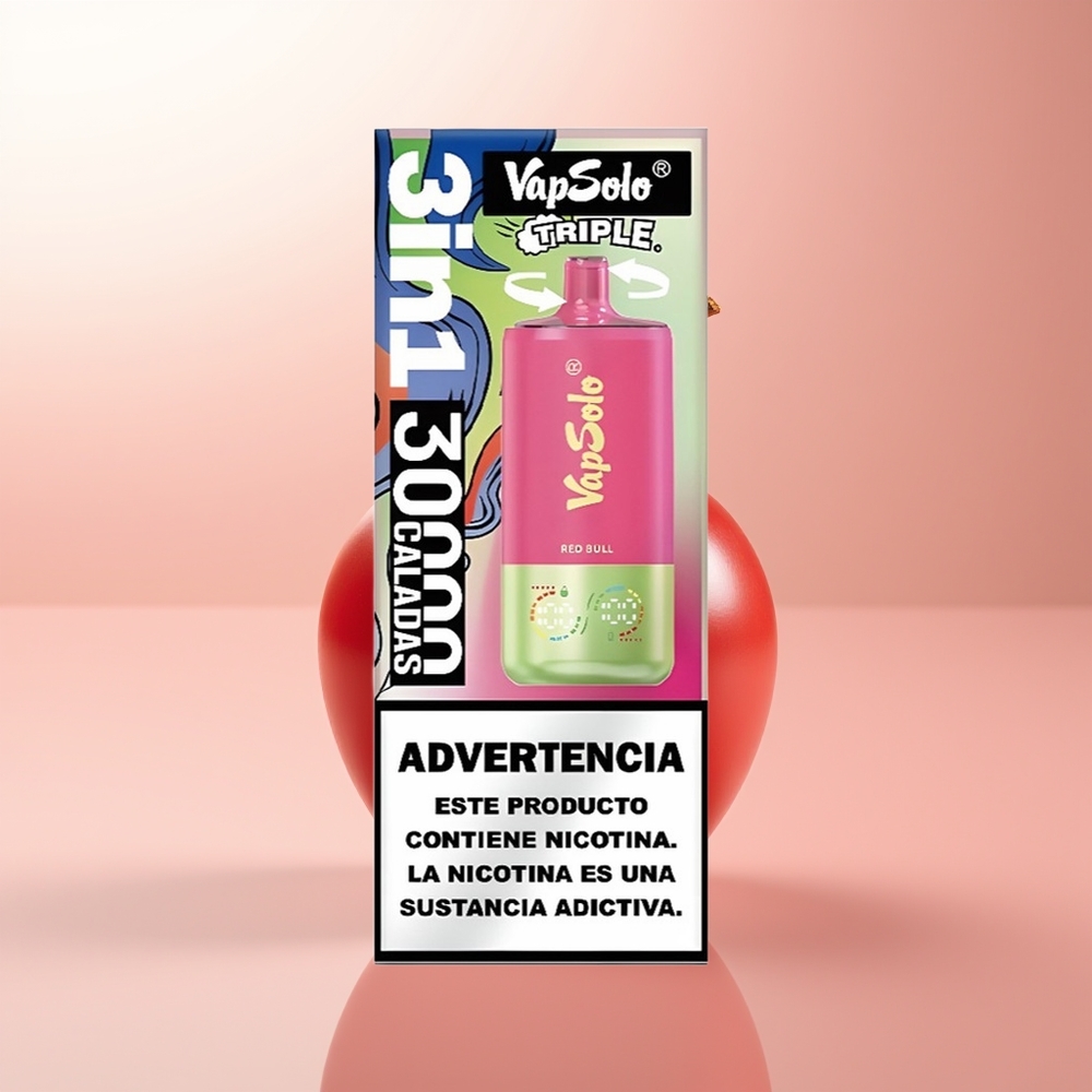 Vapsolo Triple 30000 Puffs Torro Triple 40ml Tipo-C