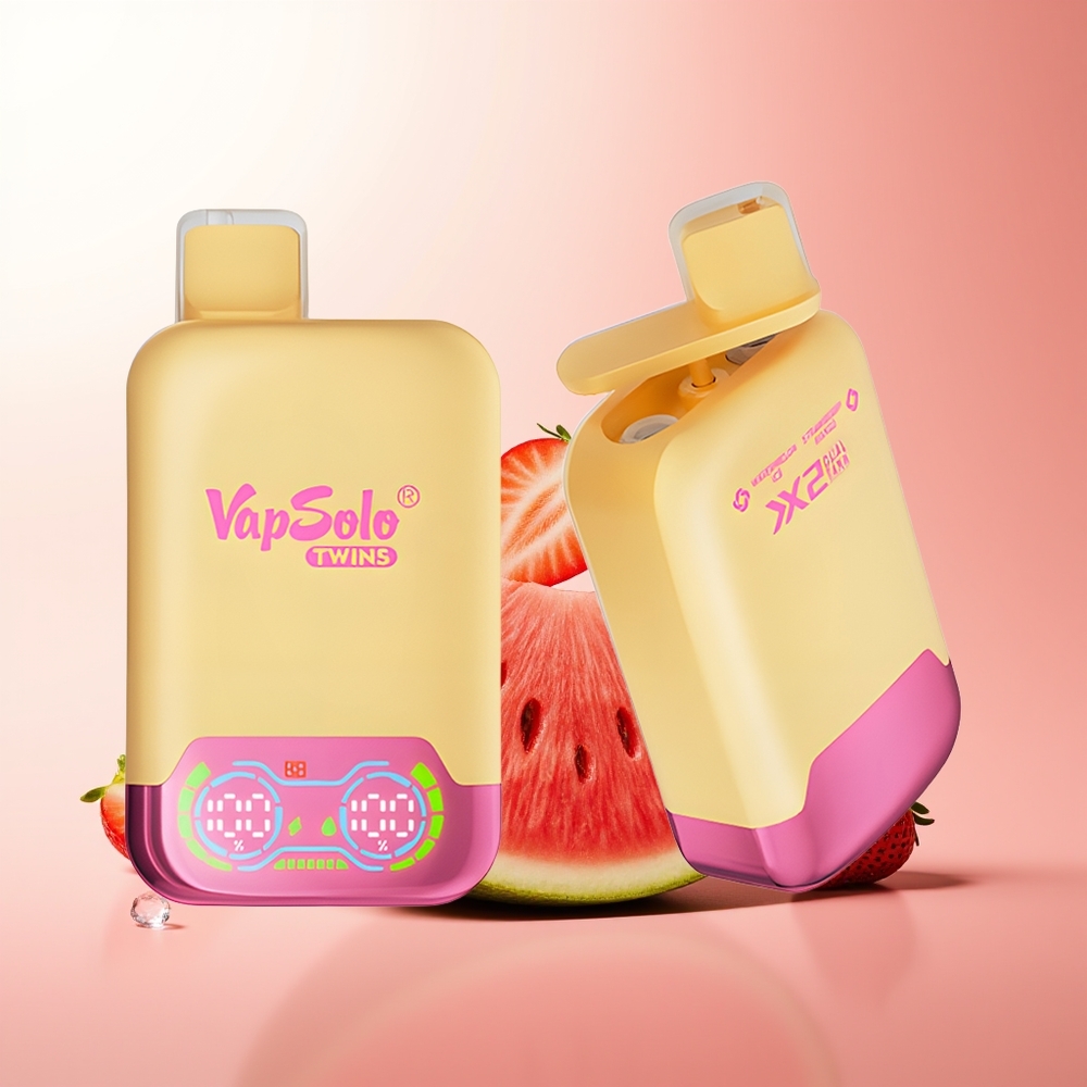 Vapsolo Twins 20000 Puffs Sandía Hielo & Fresa Mango 40ml Tipo-C