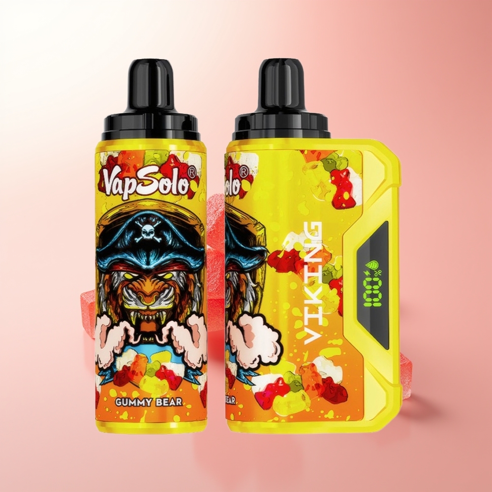 VapSolo VIKING 12000 Puffs Oso Gominola VIKING Tipo-C 22ml