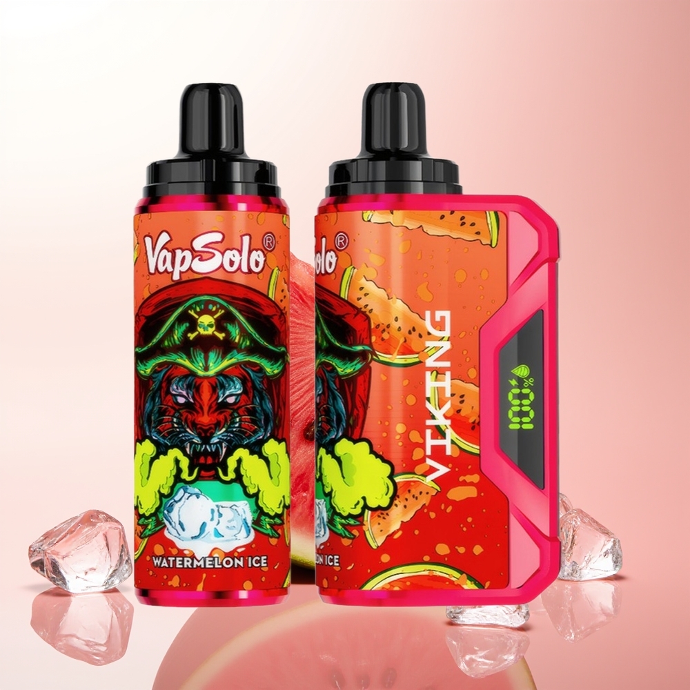 VapSolo VIKING 12000 Puffs Sandía Hielo Tipo-C 22ml