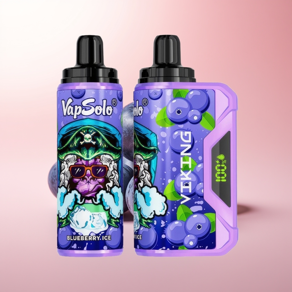VapSolo VIKING 12000 Puffs VapSolo VIKING 12000 Puffs Disposable Vape con Pantalla LED y Puerto Tipo-C