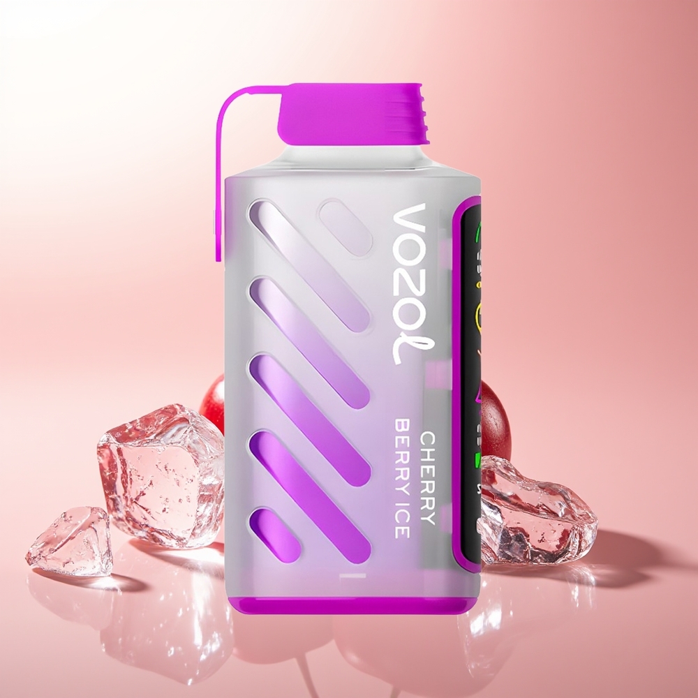 VOZOL Gear Power 20000 Puffs Cereza Baya Hielo con Dual Mesh y 20mL
