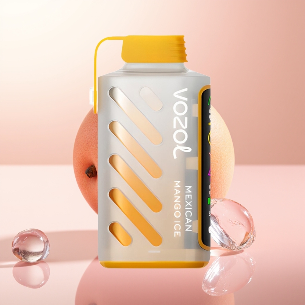 VOZOL Gear Power 20000 Puffs Helado de Mango Mexicano con Pantalla Completa y Doble Malla