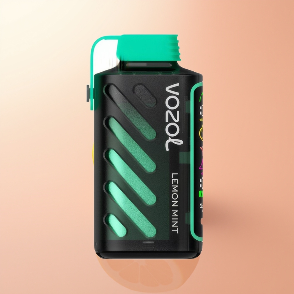 VOZOL Gear Power 20000 Puffs Menta Limón Dual Pantalla Completa