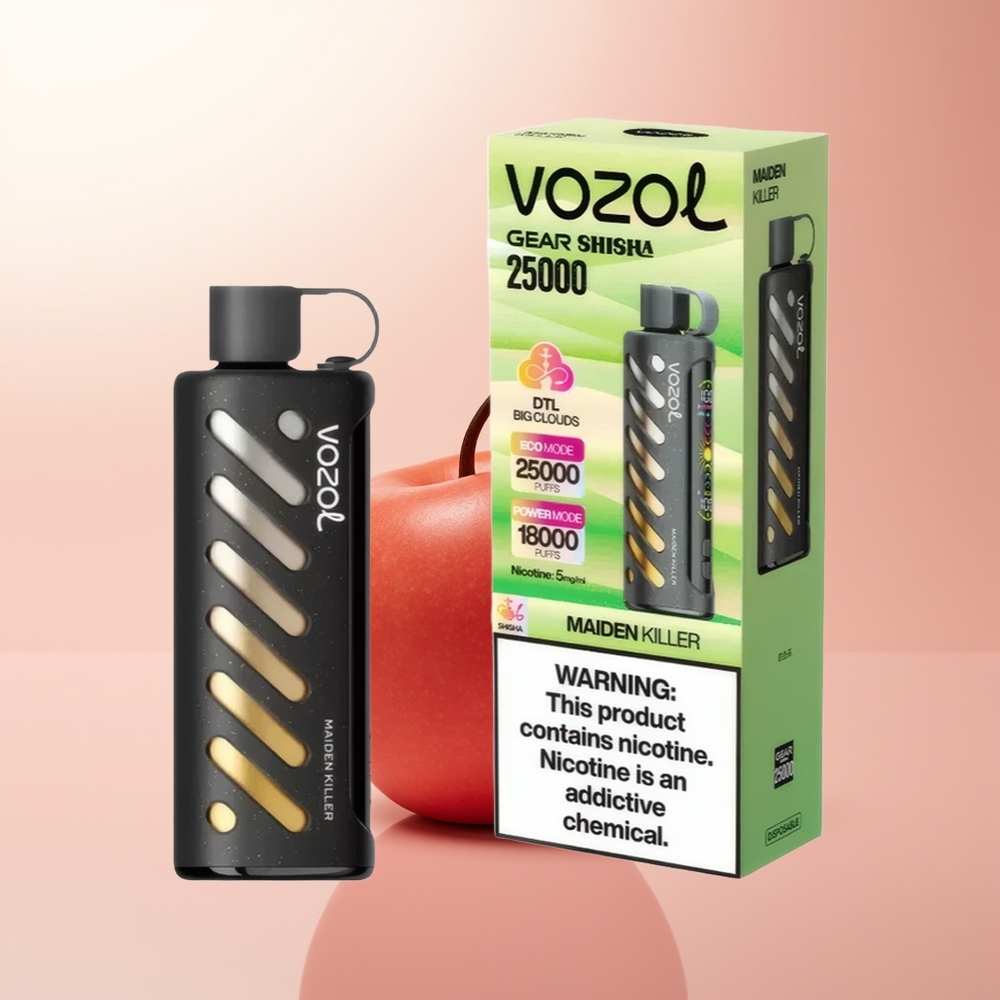 VOZOL Gear Shisha 25000 Puffs Asesino de Doncellas S.i.L.C Tech Dual Mesh