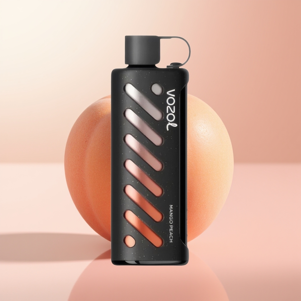 VOZOL Gear Shisha 25000 Puffs Durazno Mango Dual Mesh 5mg