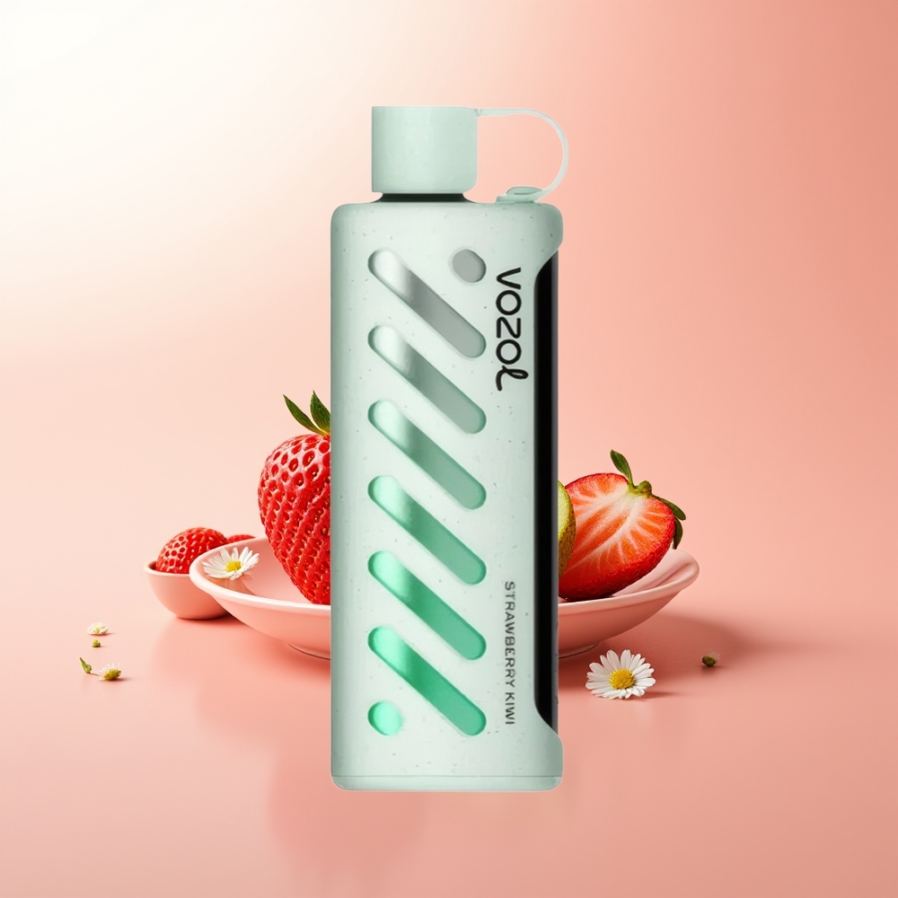 VOZOL Gear Shisha 25000 Puffs Fresa Kiwi Doble Malla Tecnología Inteligente