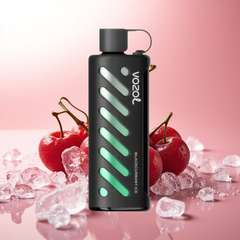 VOZOL Gear Shisha 25000 Puffs Helado de Grosella Negra con Dual Mesh y 5mg/ml