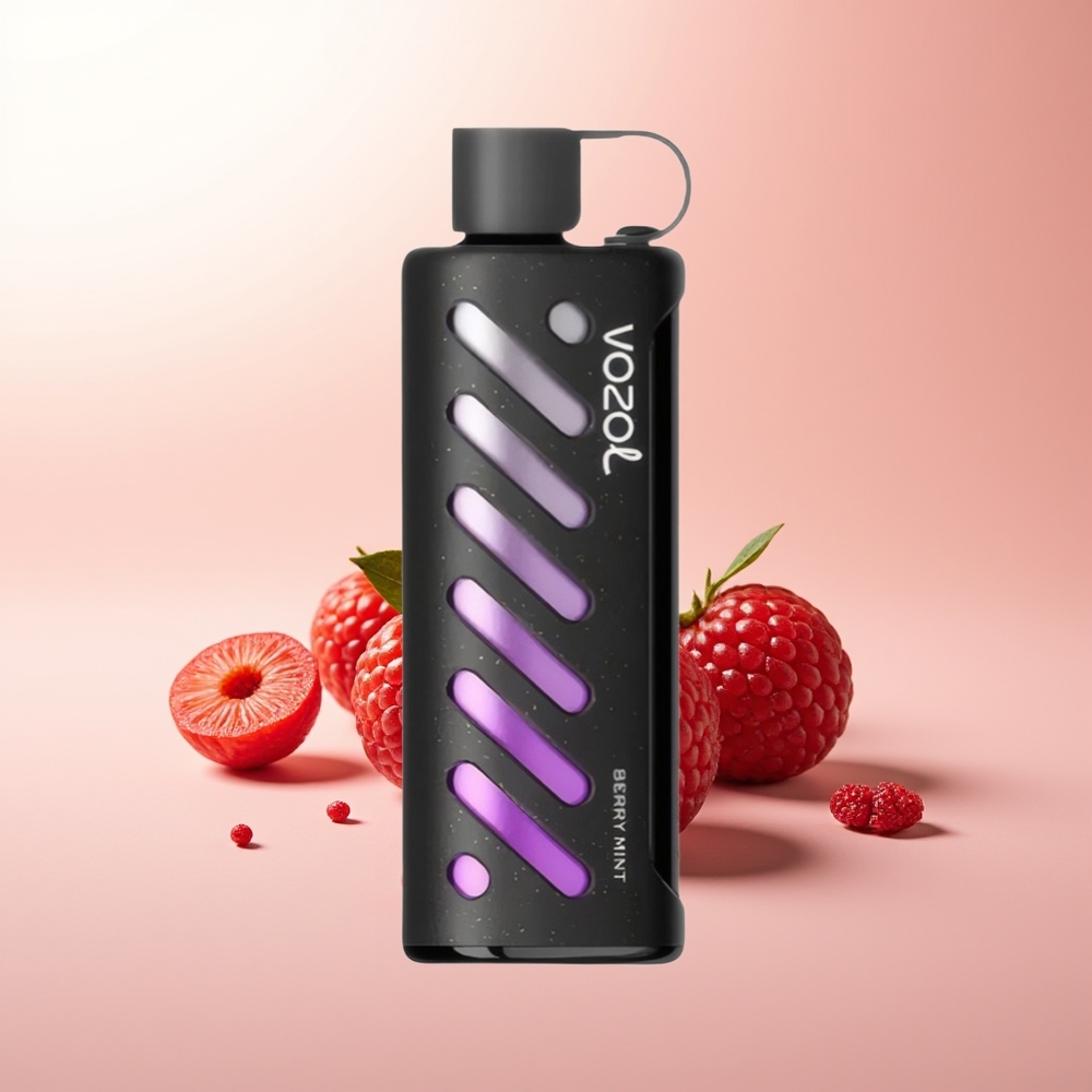 VOZOL Gear Shisha 25000 Puffs Menta de Baya con Dual Mesh y 5mg