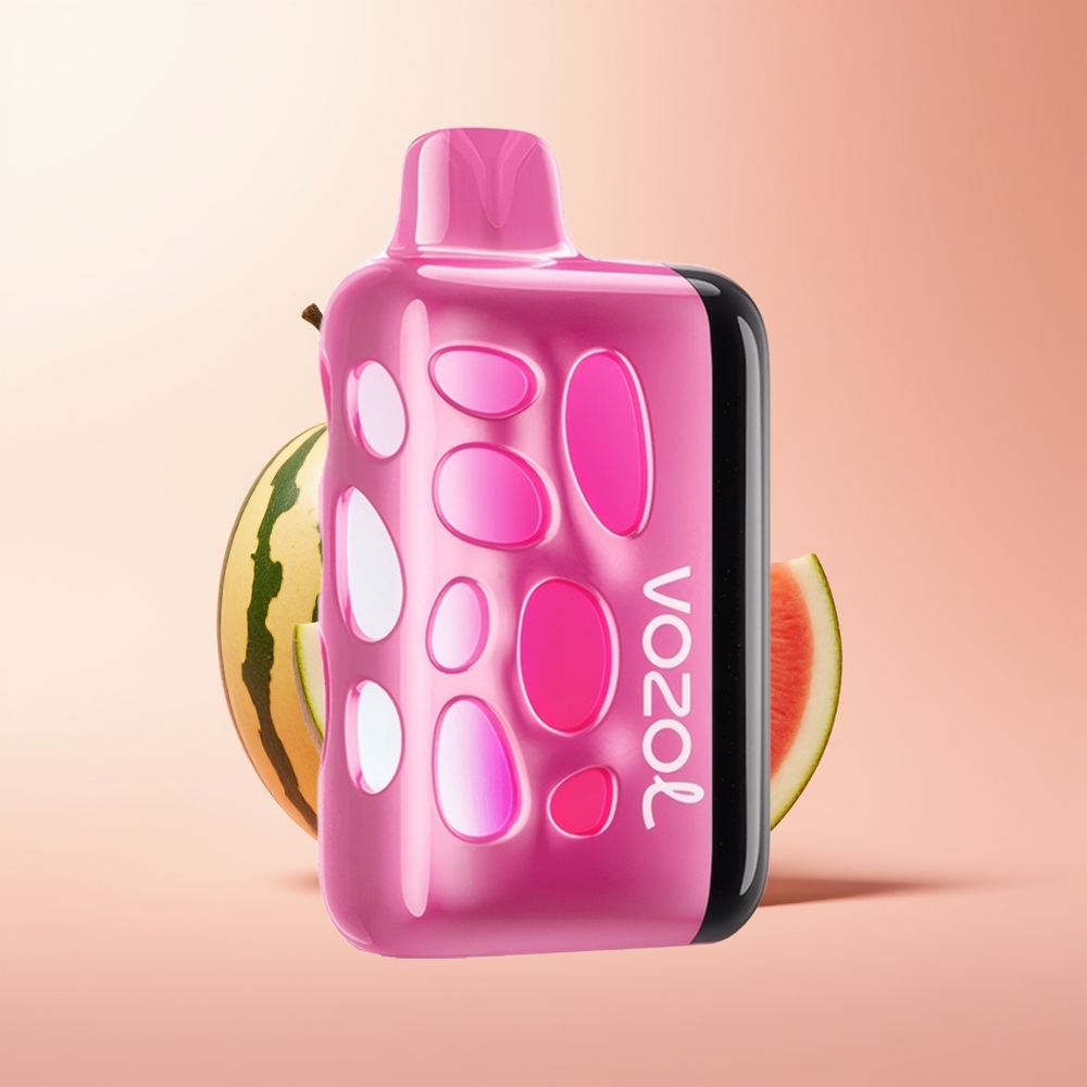 VOZOL RAVE 40000 Puffs Melocotón Sandía Vibrante Carga Rápida