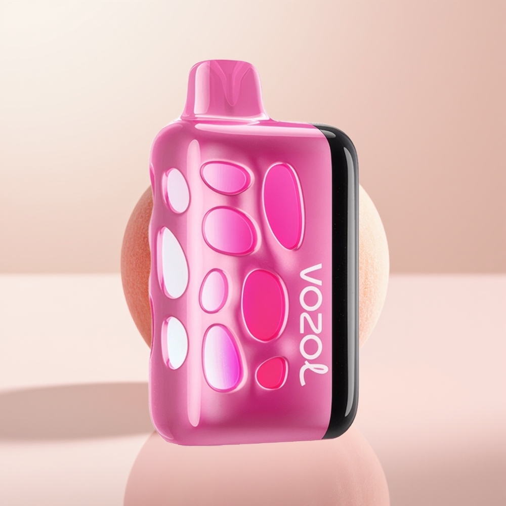 VOZOL RAVE 40000 Puffs Melocotoño Hielo Resplandor Cargado